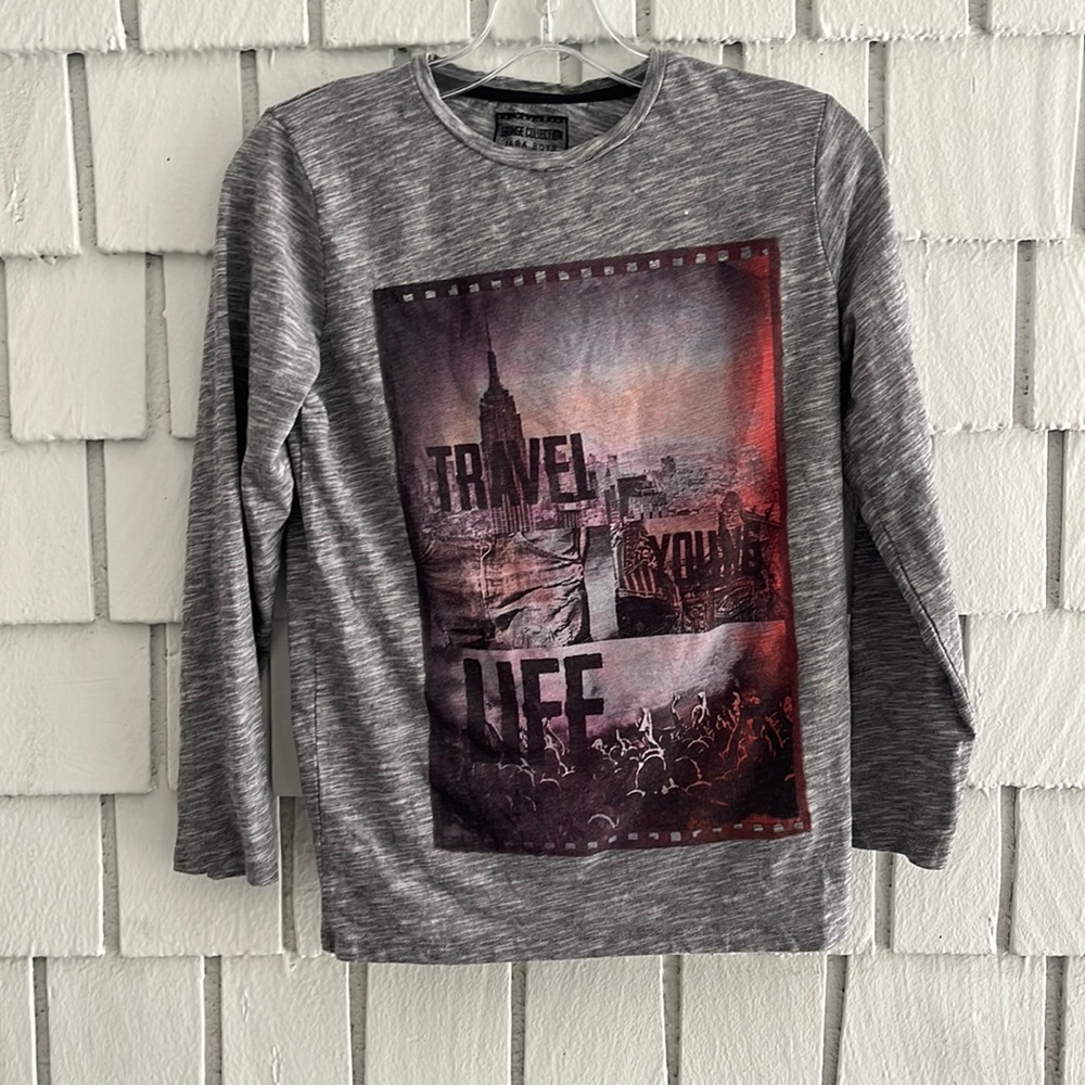 ZARA Boy’s Long Sleeve T-Shirt Size 11/12